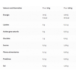 SAUCES SALÉES  0% CALORIE