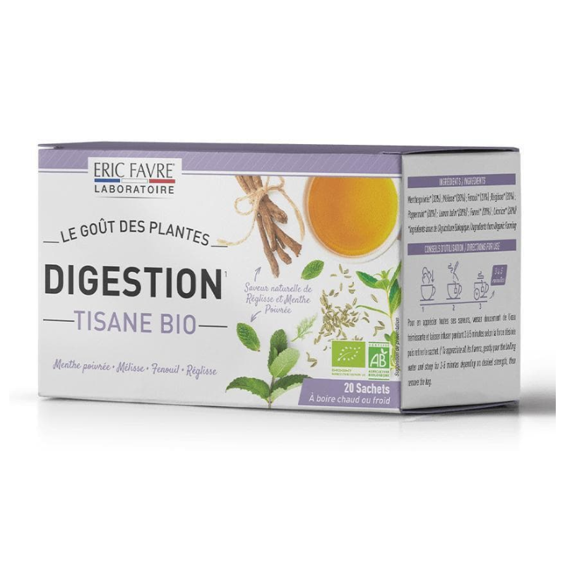 Tisane Digestion : Infusion digestive Bio à base de plantes
